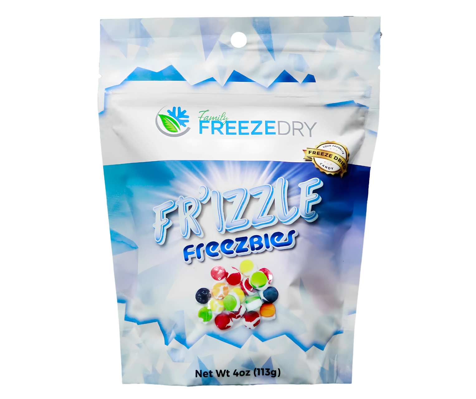 Freezbies freeze-dried candy with tangy Sprees-inspired flavor and a crunchy texture